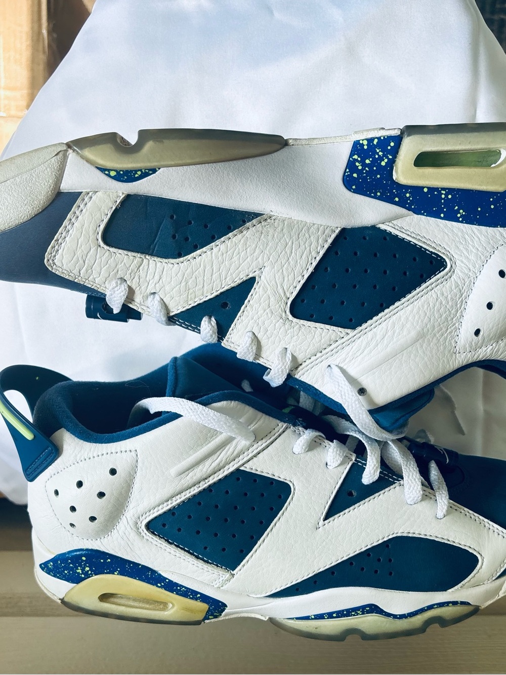 Men Nike Air Jordan 6 Low "Ghost Green" - Picture 5 of 13